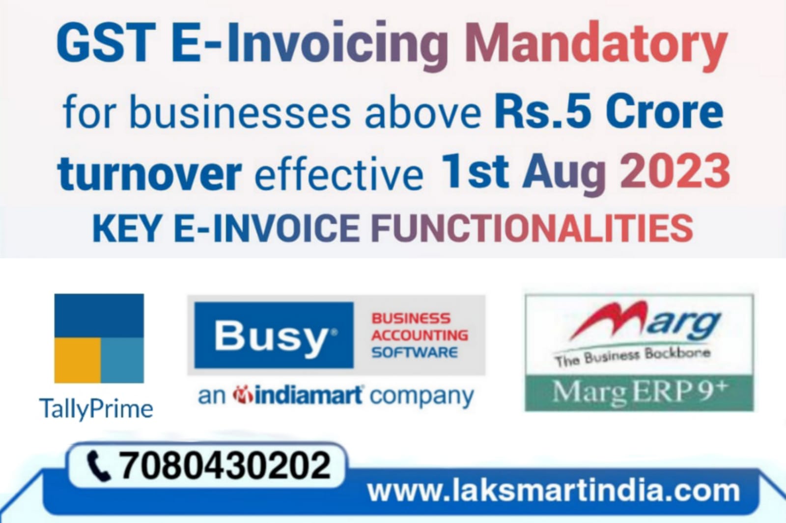  e-invoice limit from August 2023?